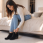 Women’s Buckle-Strap Wedge Ankle Boots