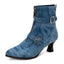 Women’s Buckled Kitten Heel Ankle Boots