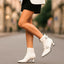 Women’s Buckled Kitten Heel Ankle Boots