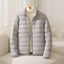 Women’s Lightweight Quilted Stand Collar Puffer Jacket