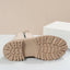 Women’s Faux Suede Ankle Snow Boots with Side Zip