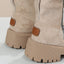 Women’s Faux Suede Ankle Snow Boots with Side Zip