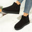 Women’s Faux Suede Chelsea Boots with Plush Lining