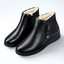 Women’s Fleece-Lined Faux Leather Ankle Boots