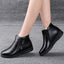 Women’s Fleece-Lined Faux Leather Ankle Boots