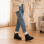 Women’s Fur-Lined Slip-On Chelsea Boots