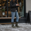 Women’s Knee High Boots with Knitted Cuff and Side Zip