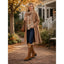 Women’s Lace-Up Knee High Boots with Faux Fur Trim