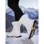 Women’s Lace-Up Snow Boots with Quilted Shaft