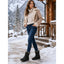 Women’s Padded Snow Boots with Faux Fur Cuff
