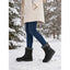 Women’s Padded Snow Boots with Faux Fur Cuff