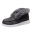 Women’s Plush-Trimmed Slip-On Ankle Boots