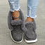 Women’s Plush-Trimmed Slip-On Ankle Boots