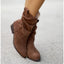 Women’s Slouchy Faux Suede Mid-Calf Boots