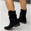 Women’s Slouchy Faux Suede Mid-Calf Boots