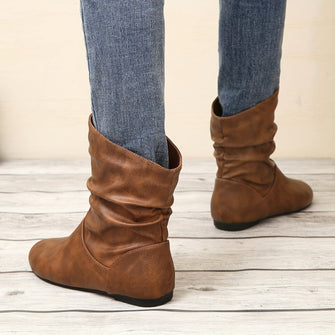 Women’s Slouchy Slip-On Ankle Boots