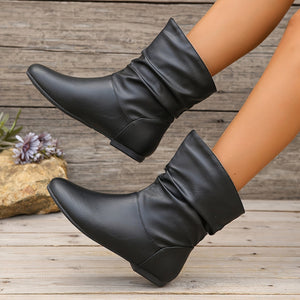 Women’s Slouchy Slip-On Ankle Boots