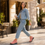 Women’s Square-Heel Ankle Boots with Side Zip
