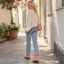 Women’s Square-Heel Ankle Boots with Side Zip
