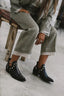Women’s Studded Pointed-Toe Ankle Boots