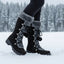 Women’s Tall Lace-Up Snow Boots with Faux Fur Cuff