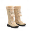 Women’s Tall Lace-Up Snow Boots with Faux Fur Cuff
