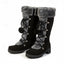 Women’s Tall Lace-Up Snow Boots with Faux Fur Cuff