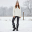 Women’s Tall Lace-Up Snow Boots with Faux Fur Cuff