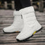 Women’s Zip-Up Snow Boots with Faux Fur Trim