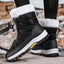 Women’s Zip-Up Snow Boots with Faux Fur Trim