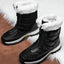 Women’s Zip-Up Snow Boots with Faux Fur Trim
