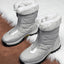 Women’s Zip-Up Snow Boots with Faux Fur Trim