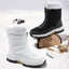 Women’s Zip-Up Snow Boots with Faux Fur Trim
